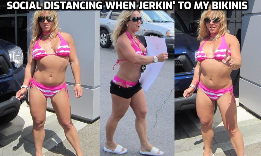 Chantal Remember Social Distancing When Jerkin&#039; To My Bikini #92536168