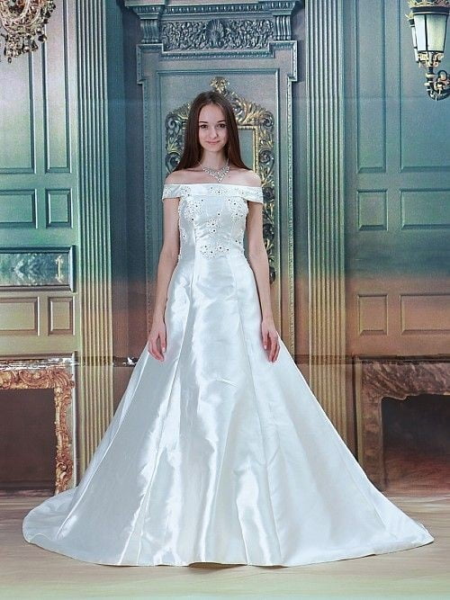 Silky wedding bride gowns &amp; dresses 1 #103387704