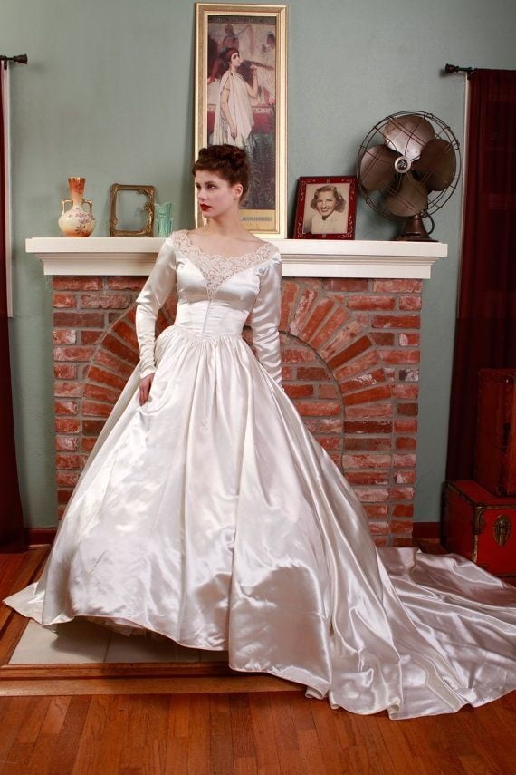 Silky wedding bride gowns &amp; dresses 1 #103387706