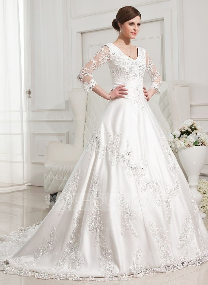 Silky wedding bride gowns &amp; dresses 1 #103387912