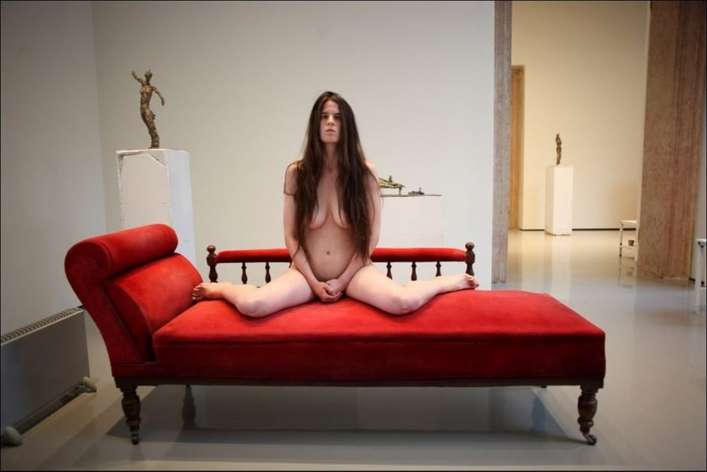 naked in a museum #105771598