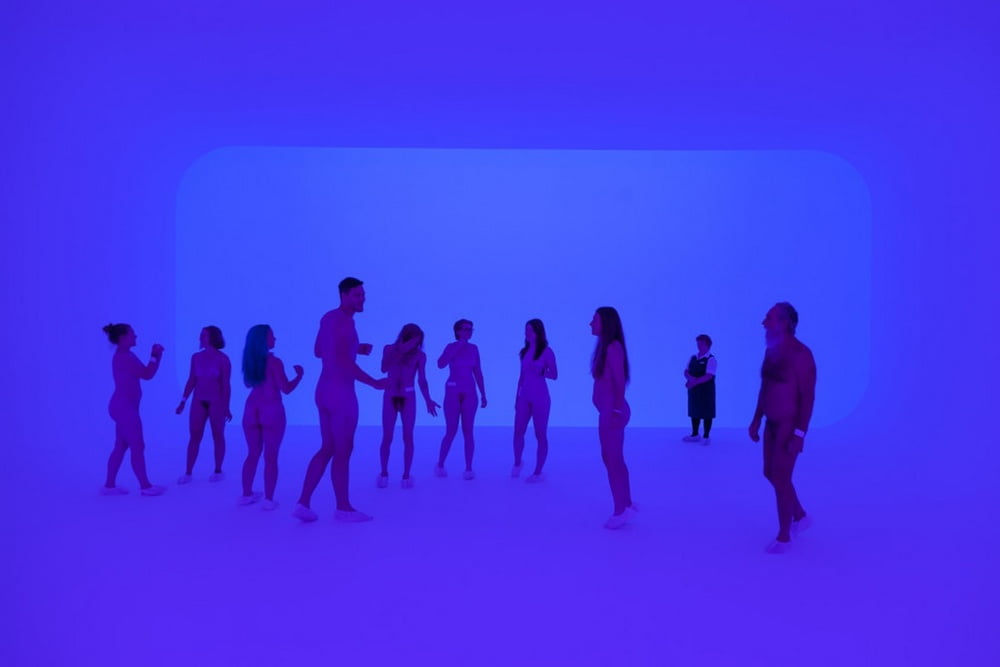naked in a museum #105771649