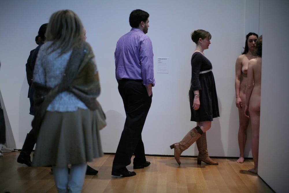 naked in a museum #105771942