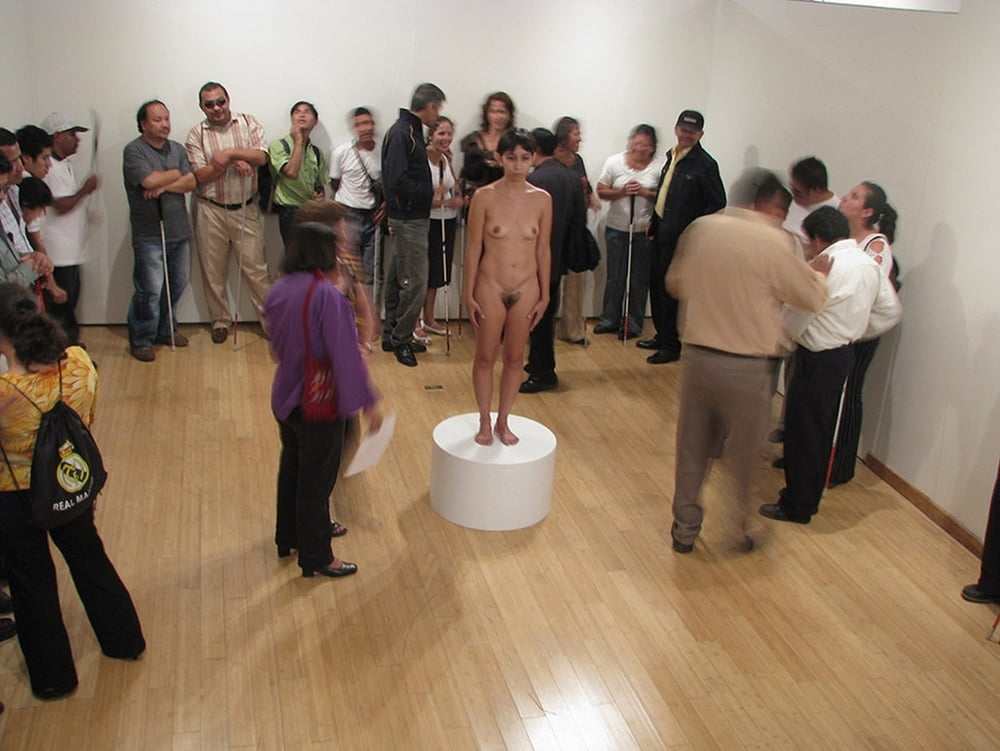 naked in a museum #105771966