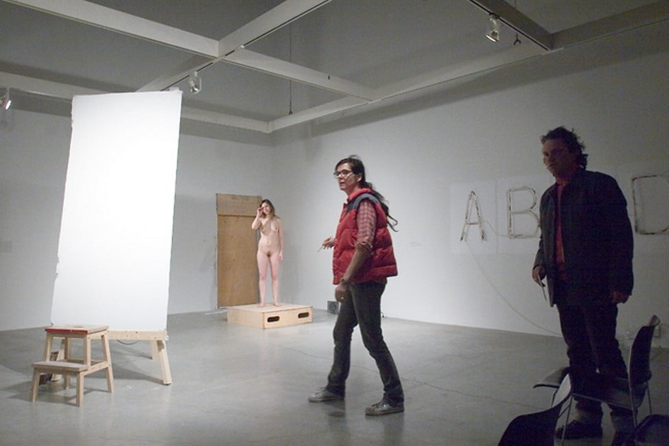 naked in a museum #105772005
