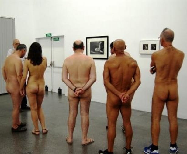 naked in a museum #105772127