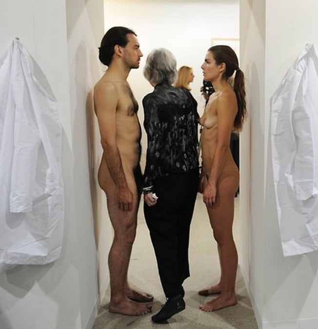 naked in a museum #105772150