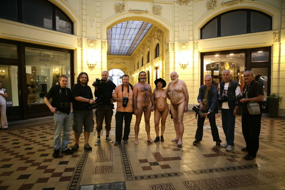 naked in a museum #105772162