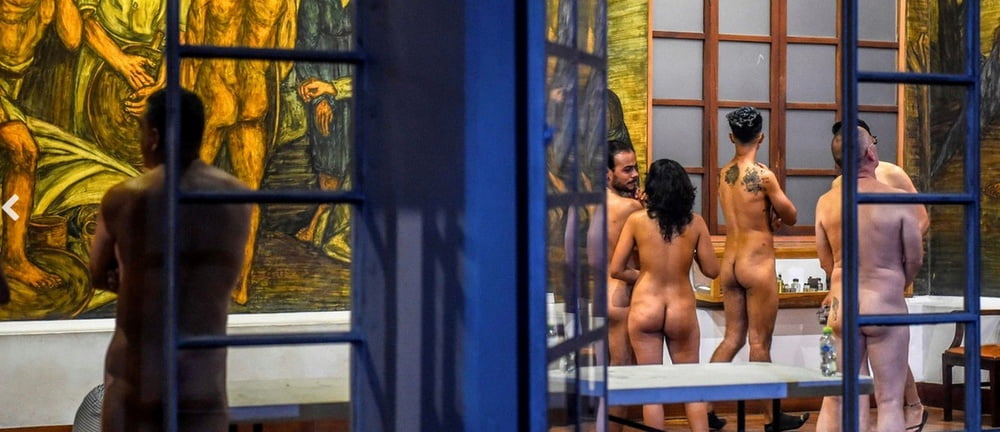 naked in a museum #105772217