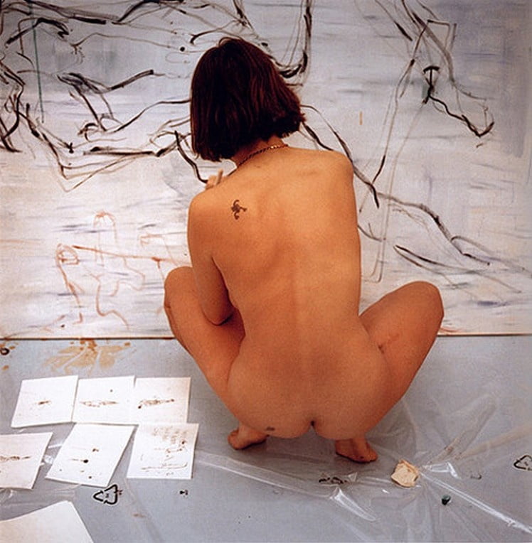naked in a museum #105772352