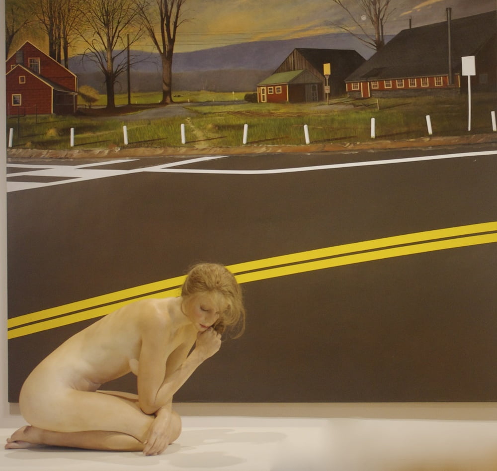 naked in a museum #105772492