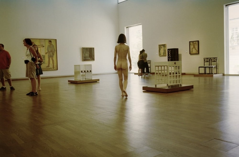 naked in a museum #105772679
