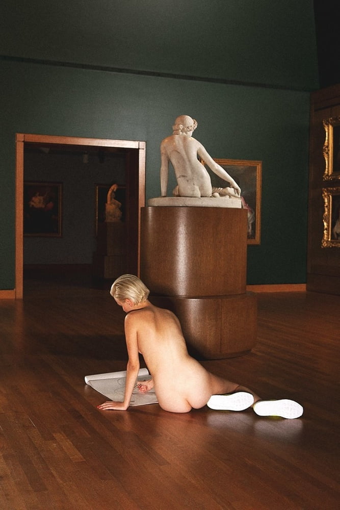 naked in a museum #105772681