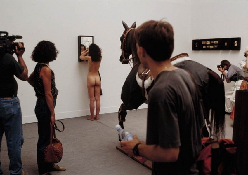 naked in a museum #105772793