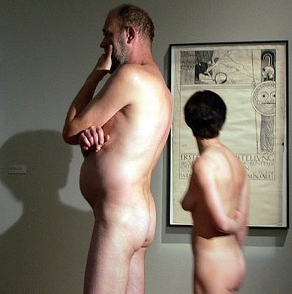 naked in a museum #105772825