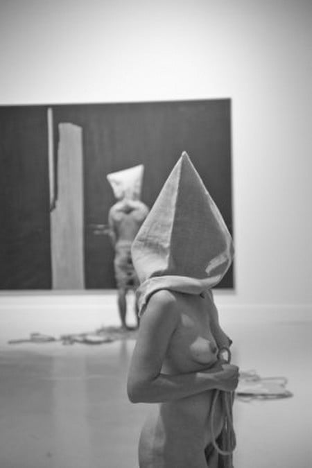 naked in a museum #105772827