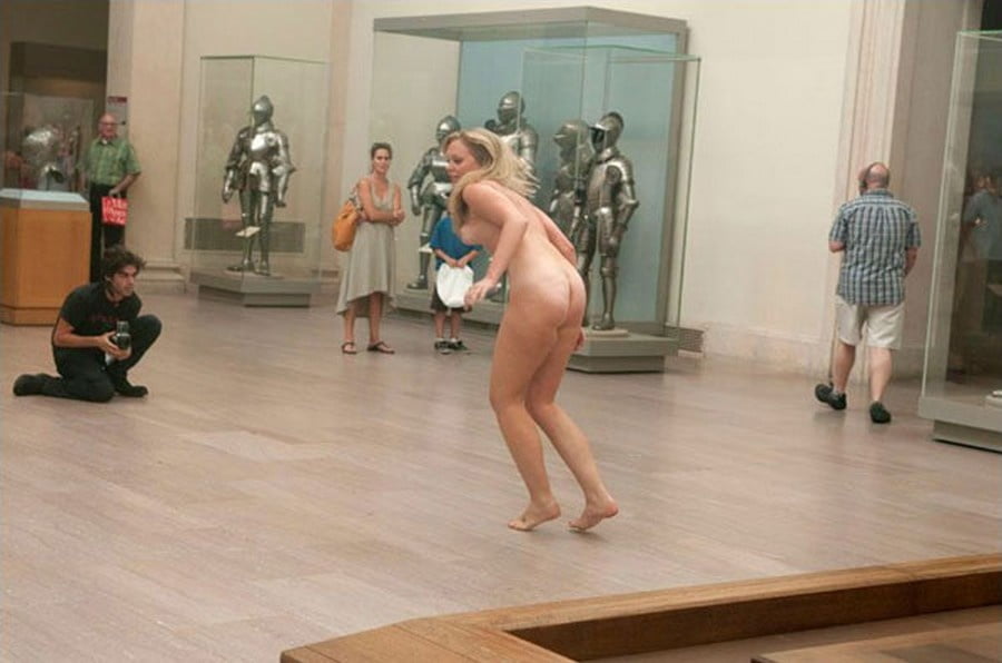 naked in a museum #105772896