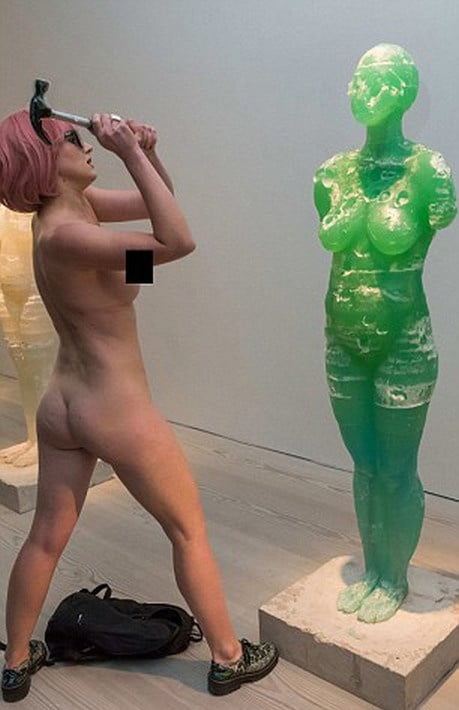 naked in a museum #105772908
