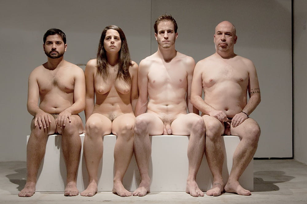 naked in a museum #105772951