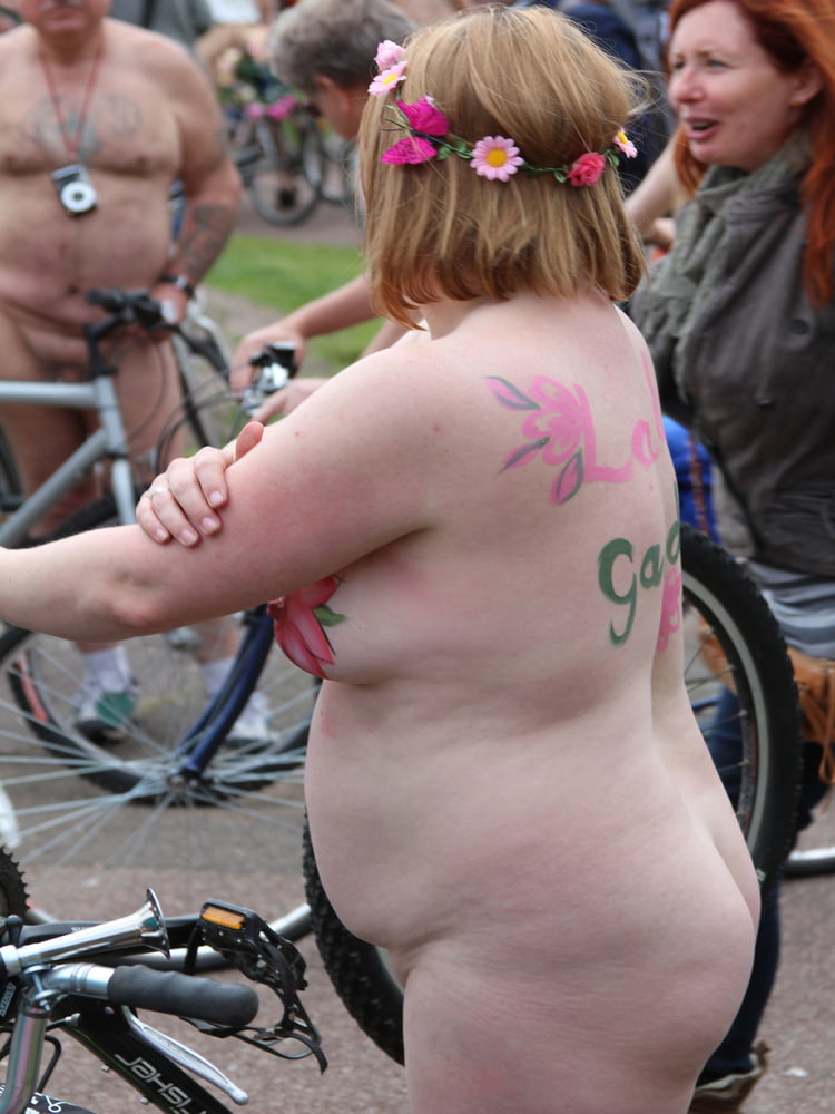 BBW Milf Brighton 2014 WNBR (world naked bike ride) #80007213