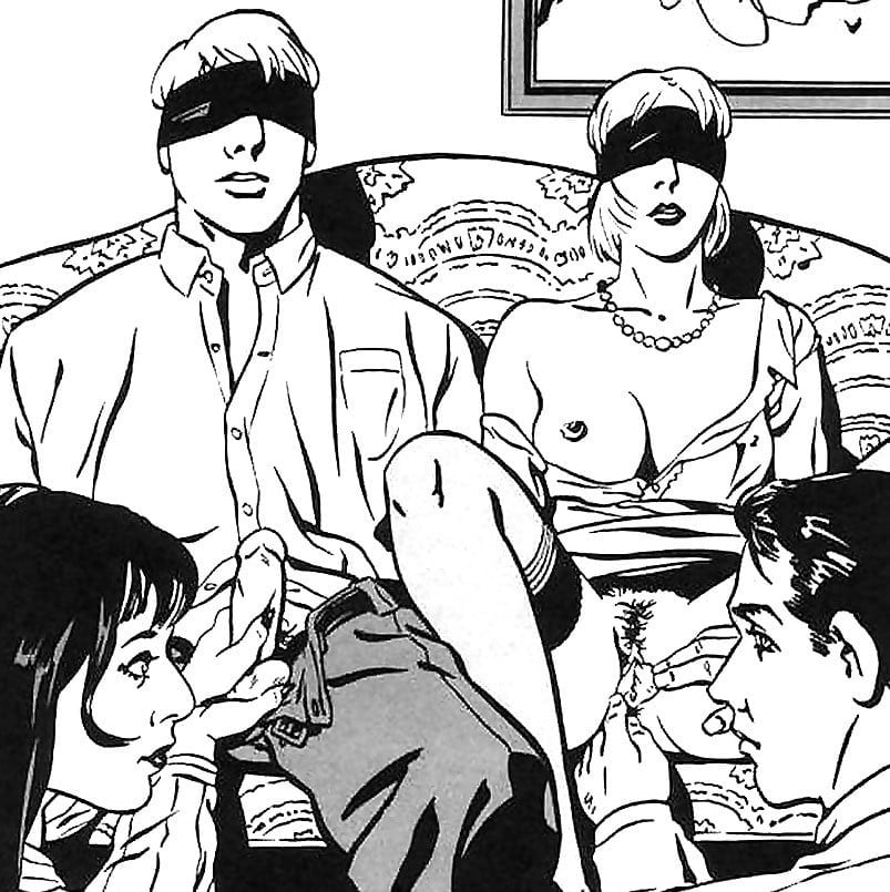 couples (et plus) en dessins #105218623