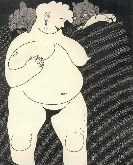 couples (et plus) en dessins #105218706