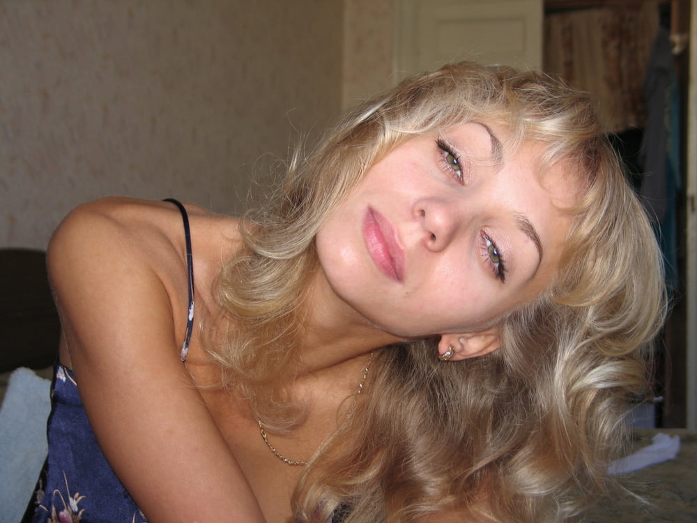 Russian blond beauty enjoying #92560408