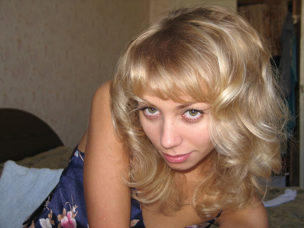 Russian blond beauty enjoying #92560411