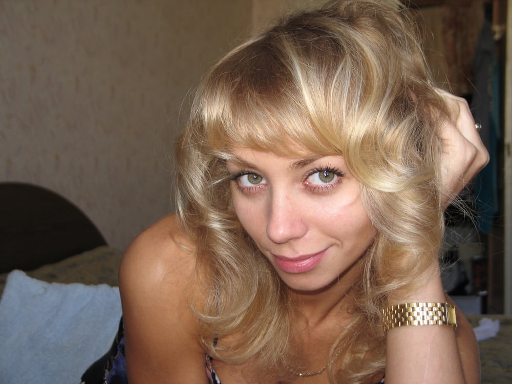 Russian blond beauty enjoying #92560414