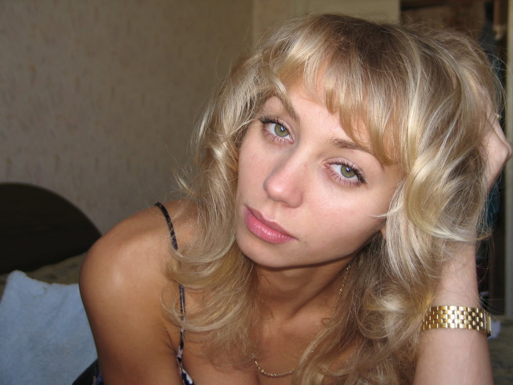 Russian blond beauty enjoying #92560420