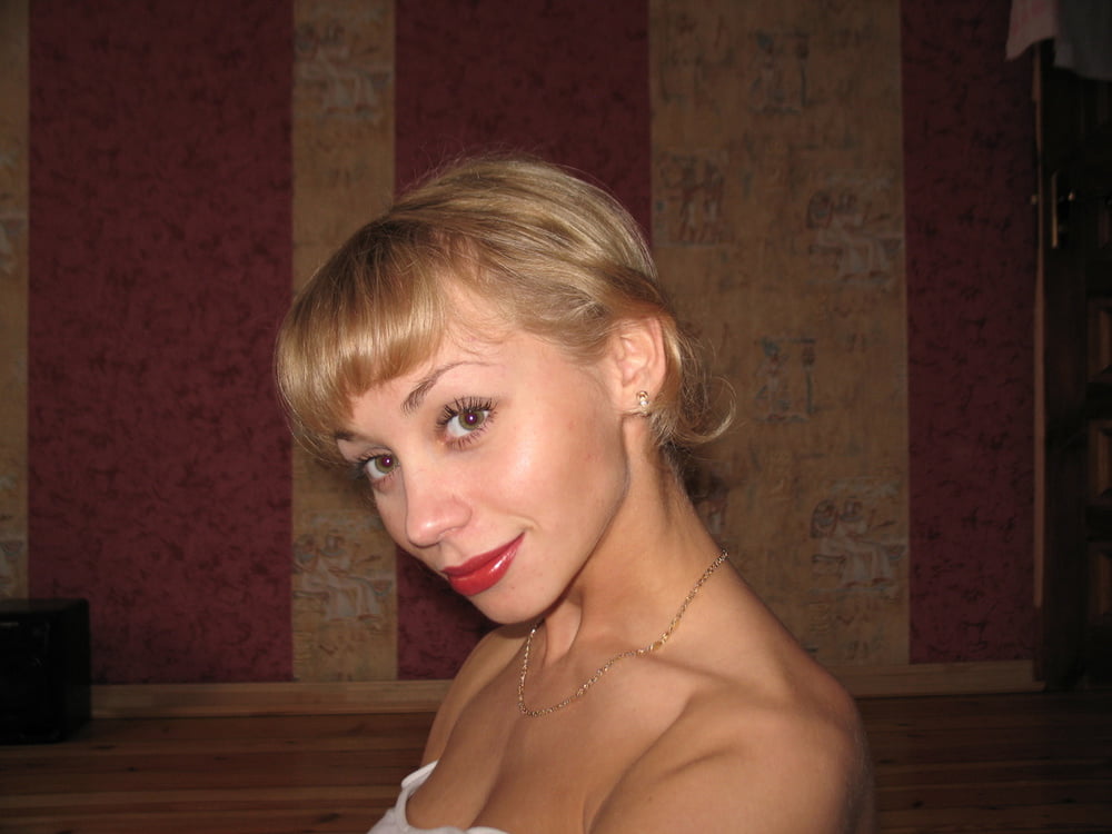 Russian blond beauty enjoying #92560438