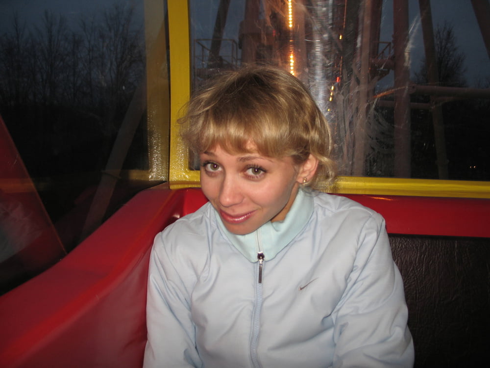 Russian blond beauty enjoying #92560446