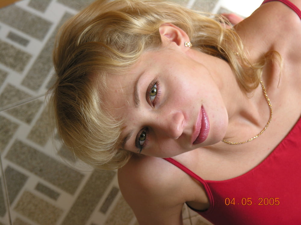 Russian blond beauty enjoying #92560589