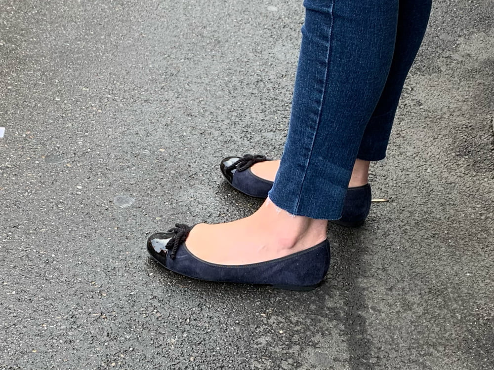 Her sexy flats.
 #97259804