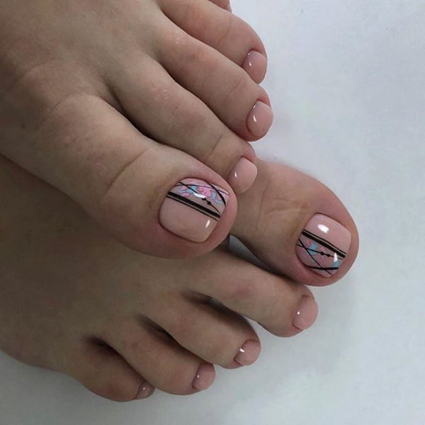 Real Pedicured Toes &amp; Feet #88516253