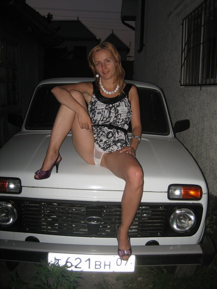 Woman and car #104537254