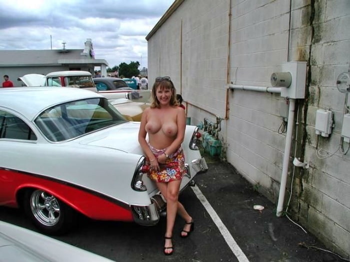 Woman and car #104538071