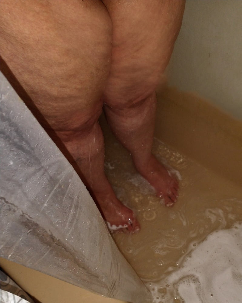 BBW Caught In the Shower Getting All WET! #106598740