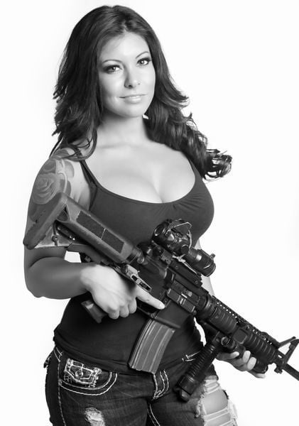 Ladies with Guns (clothed) #93555584