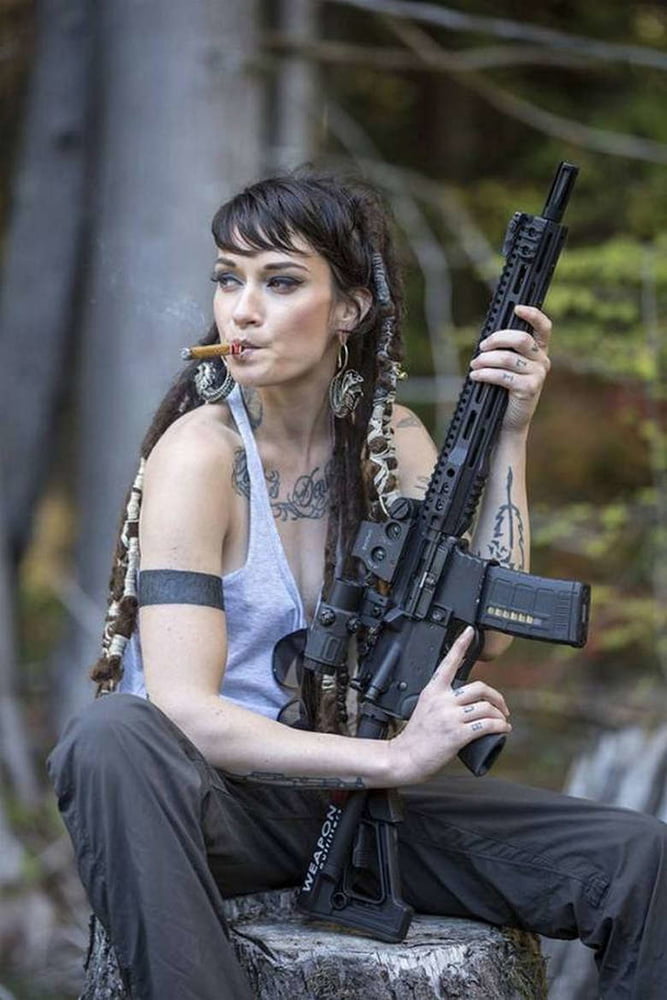 Ladies with Guns (clothed) #93555596