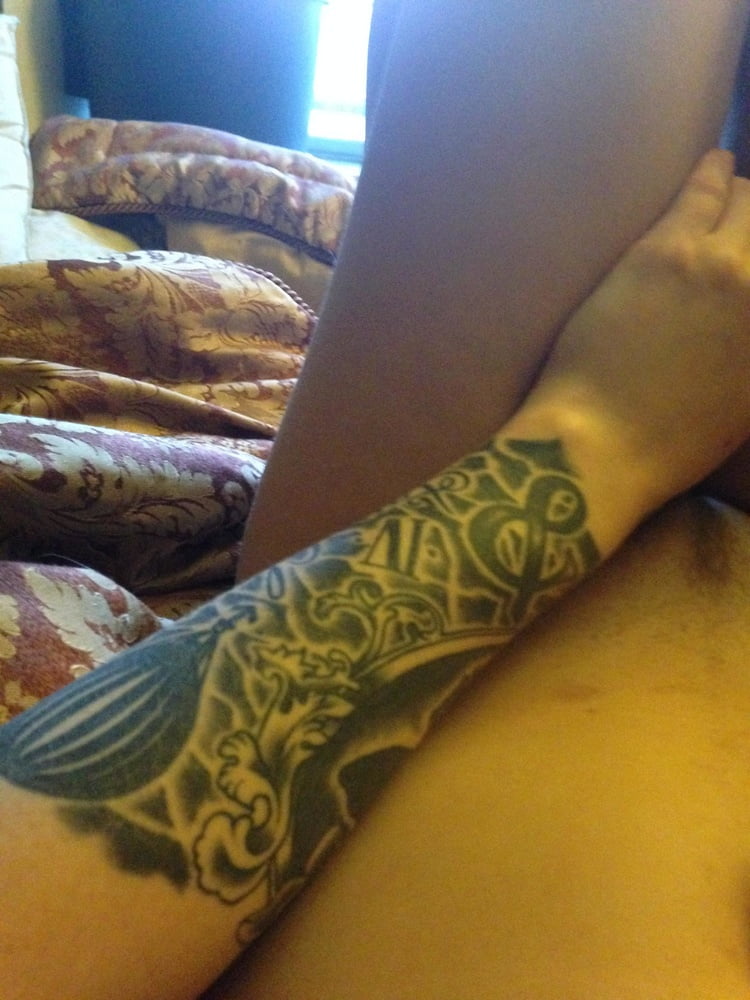 Sexy nerdy tattooed girlfriend exposed #98891325