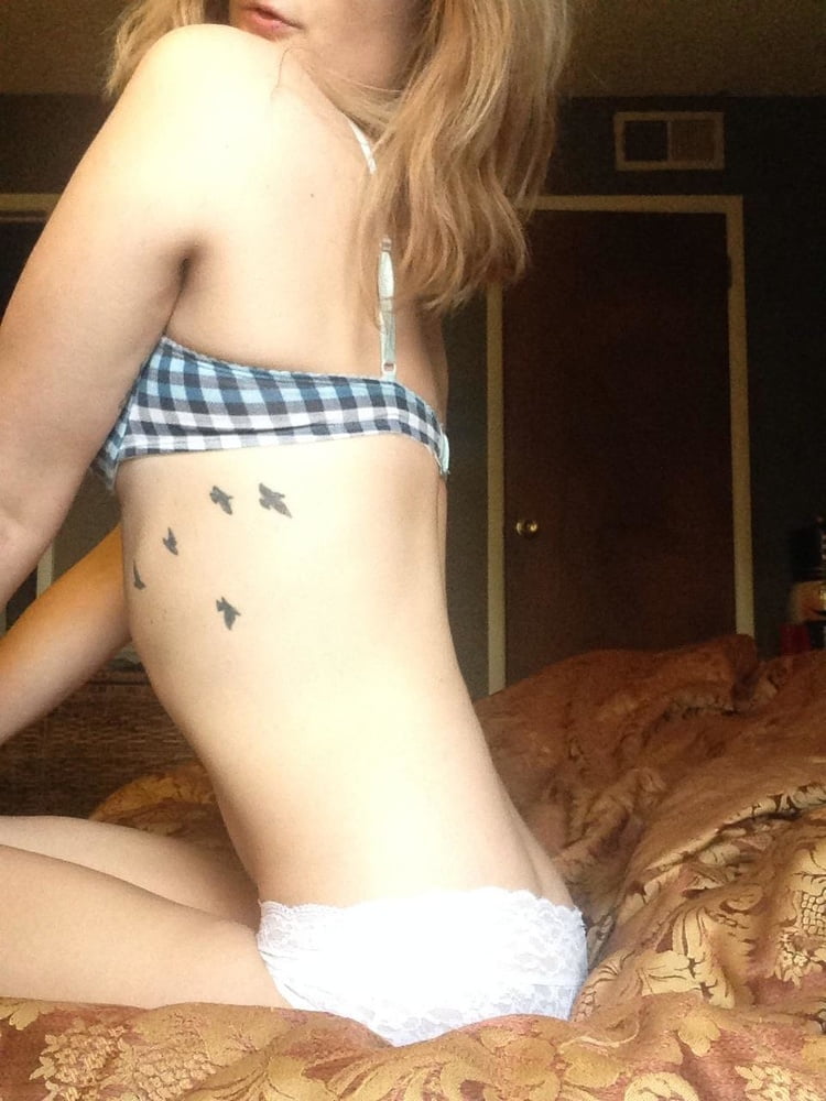 Sexy nerdy tattooed girlfriend exposed #98891359