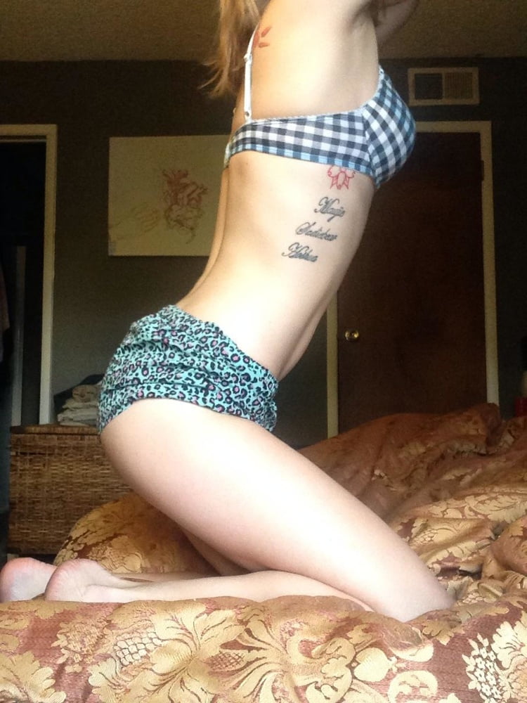 Sexy nerdy tattooed girlfriend exposed #98891363