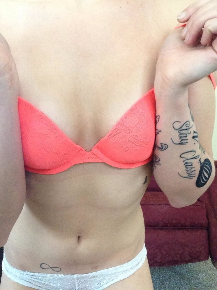 Sexy nerdy tattooed girlfriend exposed #98891805