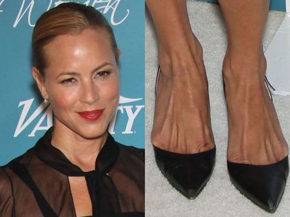 Jambes sexy de Maria bello pieds et talons hauts
 #99537574