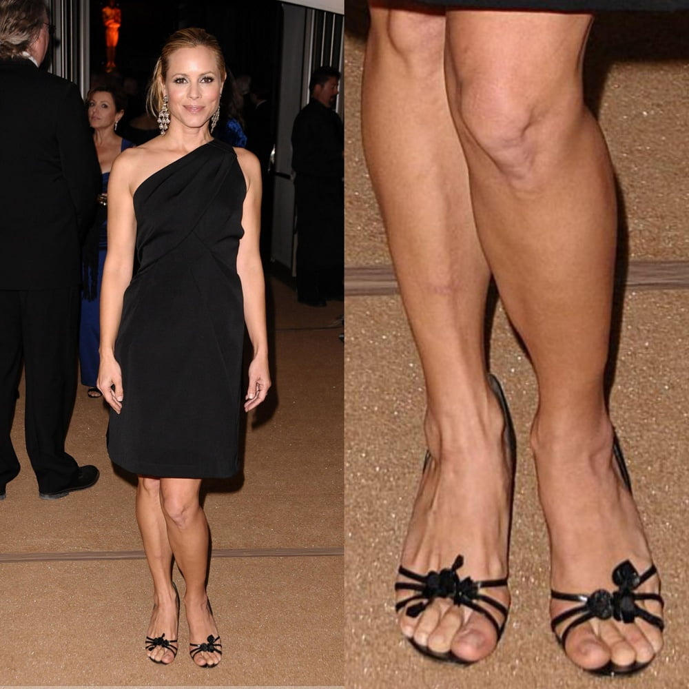 Jambes sexy de Maria bello pieds et talons hauts
 #99538005