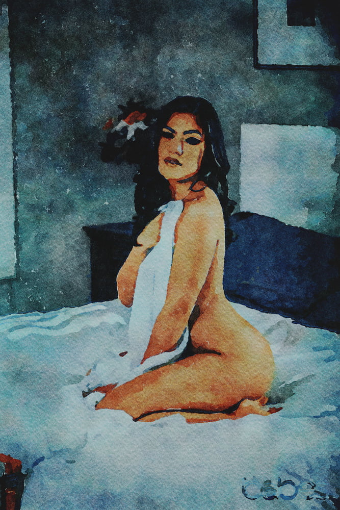 Erotic Digital Watercolor 63 #100956305