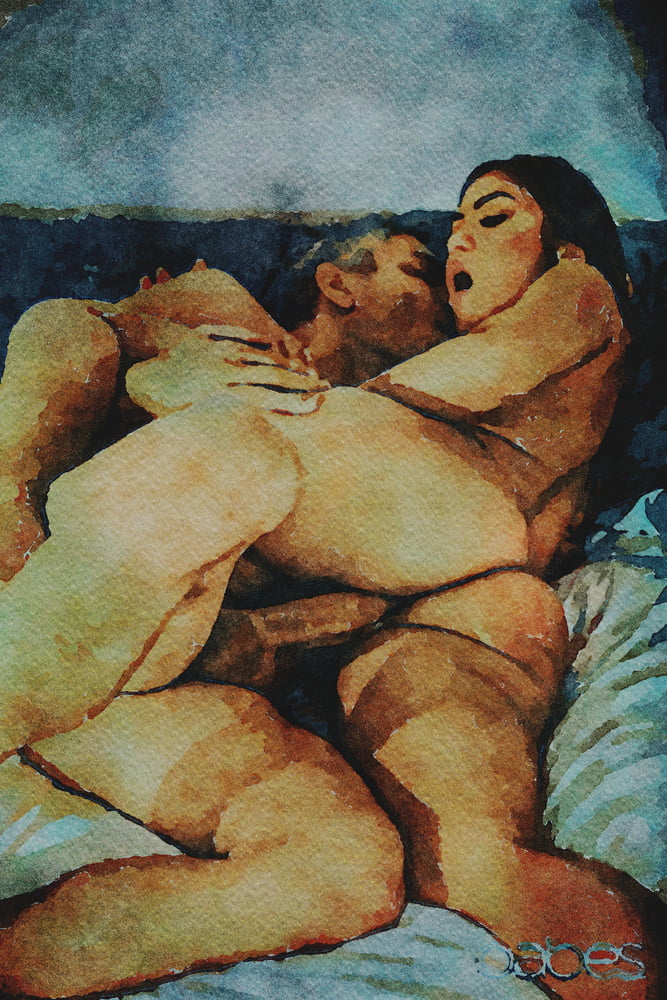 Erotic Digital Watercolor 63 #100956311