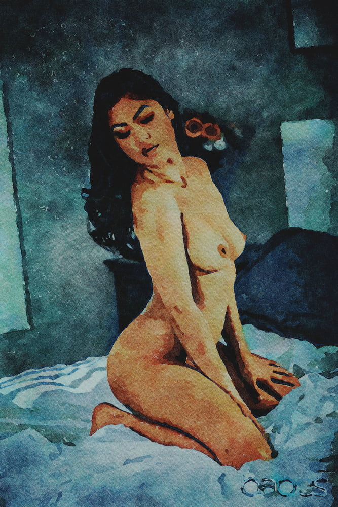 Erotic Digital Watercolor 63 #100956343