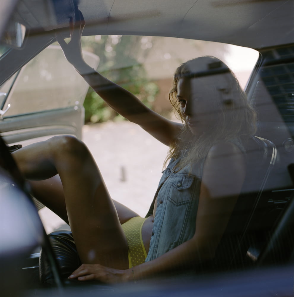 A girl in a car #81298898